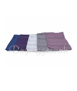 SCARF Z  - EMBR.AND STONES ACROSS